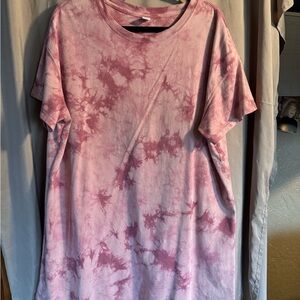 Pink Tie-Dye T-Shirt